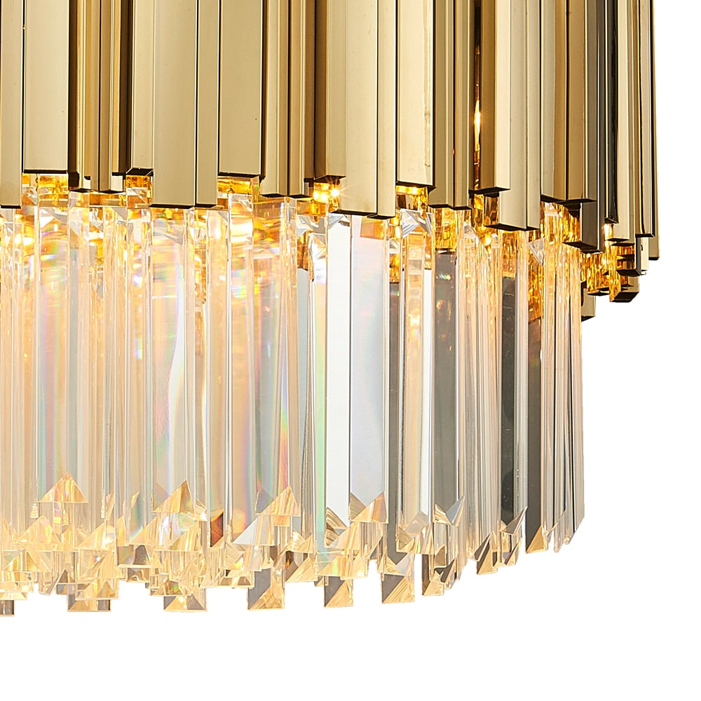 HALLIE Gold Chandelier