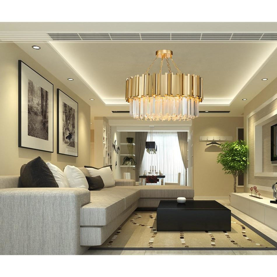 HALLIE Gold Chandelier