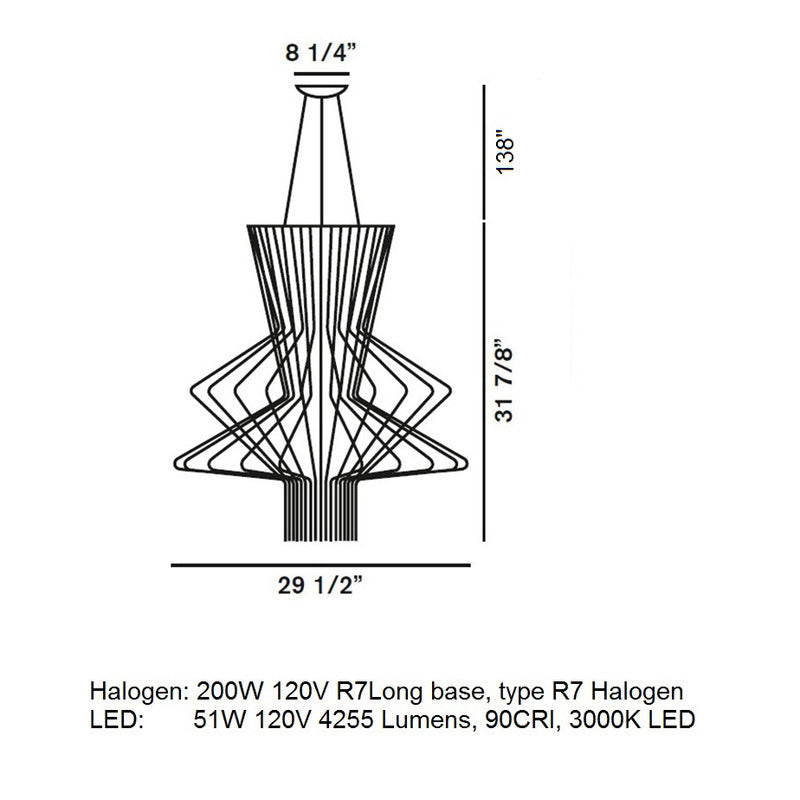 Allegro Ritmico Pendant Light