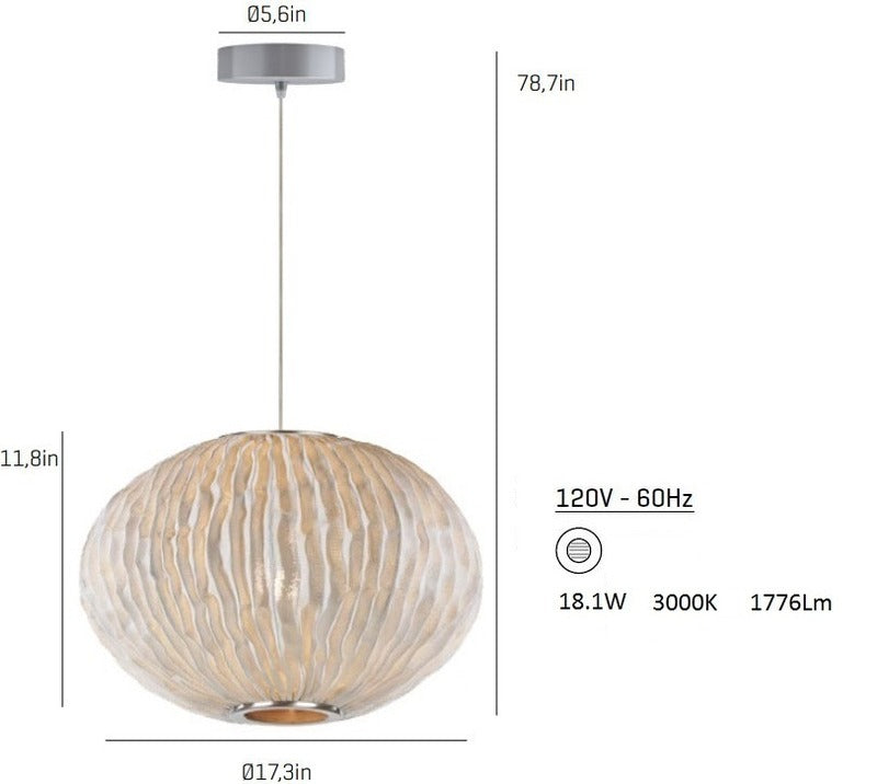 Coral Seaurchin Pendant Light