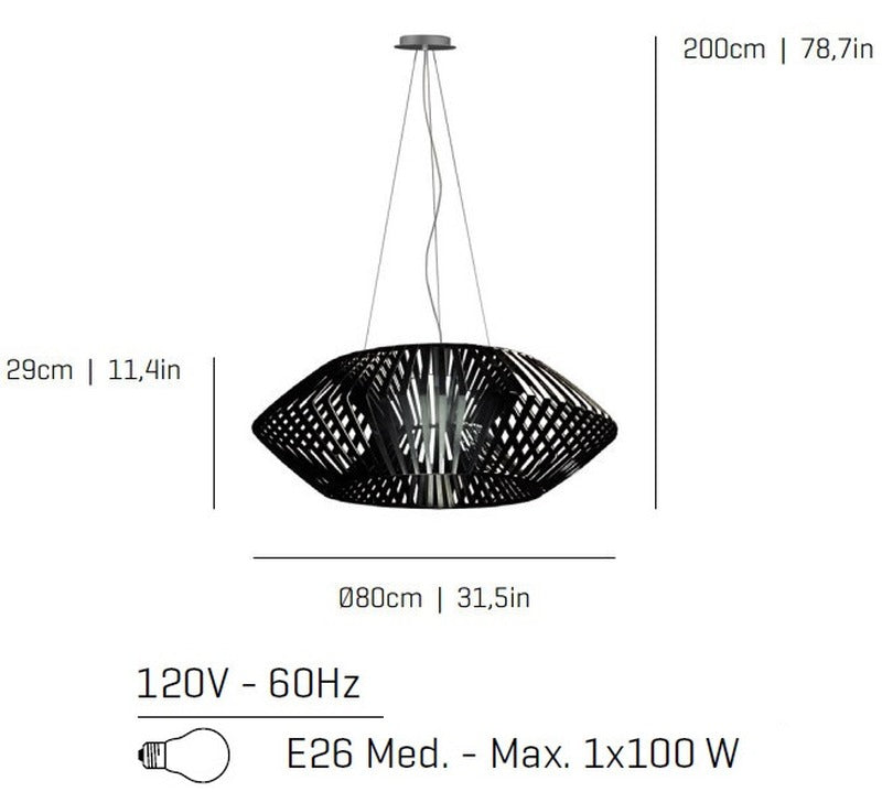 V Pendant Light