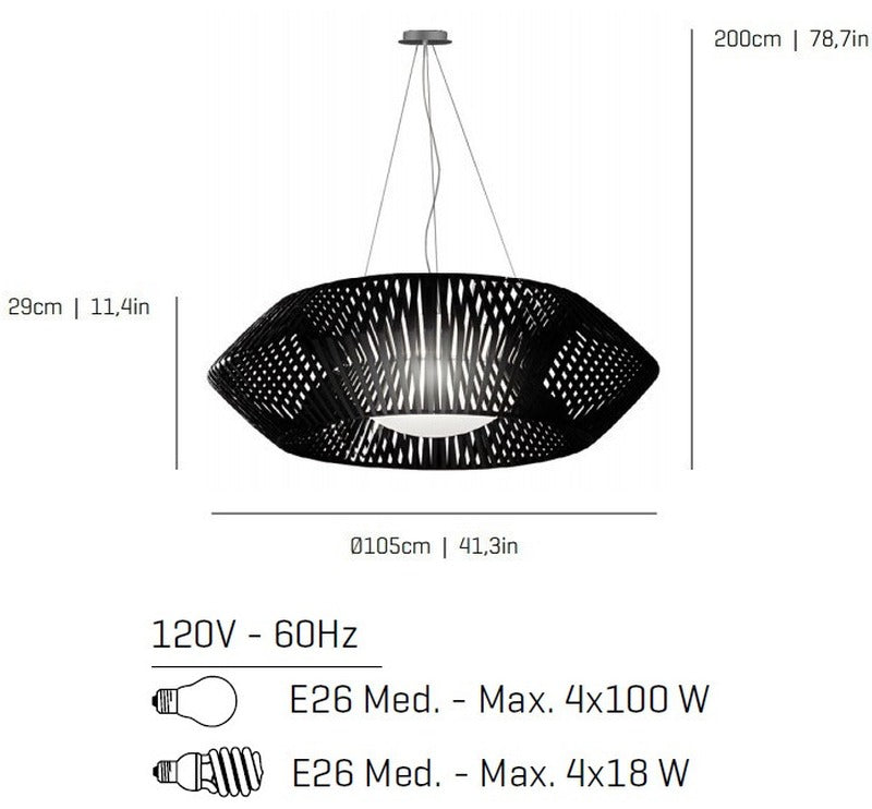 V Pendant Light