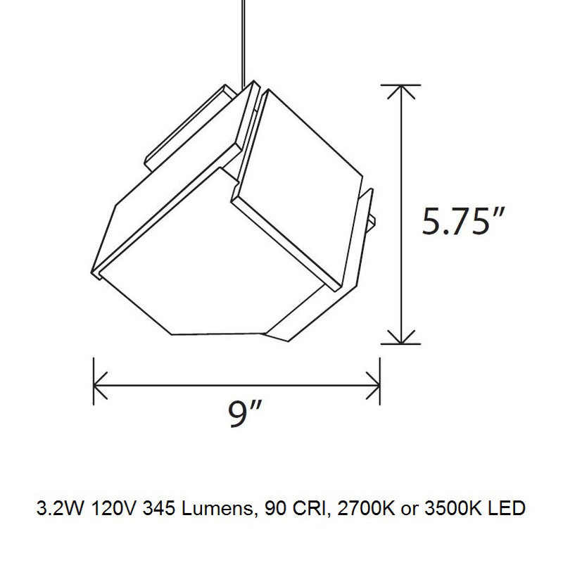 Mica LED Mini Pendant Light