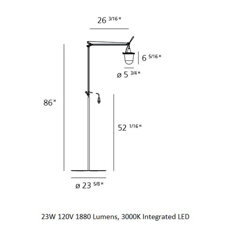 Tolomeo Lantern Outdoor Floor Lamp