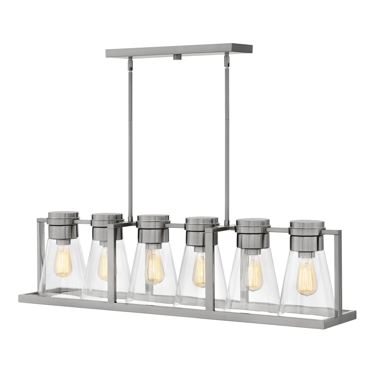 Refinery Stem Hung Linear Chandelier