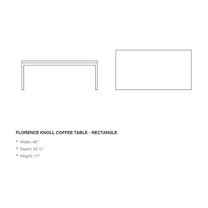 Florence Knoll Rectangular Coffee Table