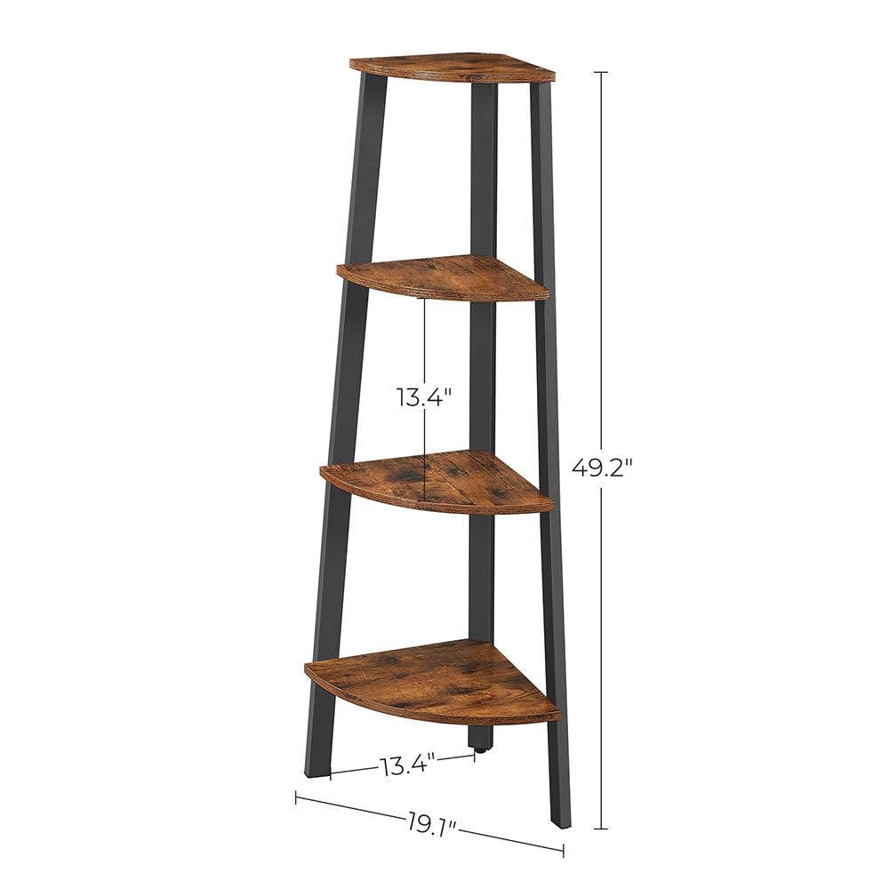 4-tier Standing Corner Rack