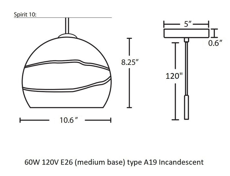 Spirit Pendant Light