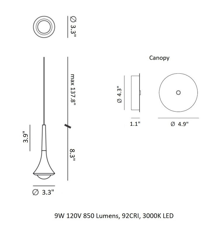 Rain Pendant Light