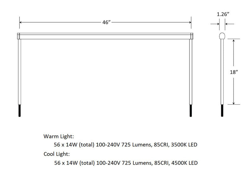 Sobre 4' Table Lamp