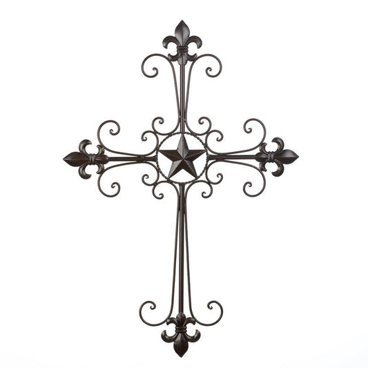 Lone Star Wall Cross Decor - Novus Decor Wall Decor