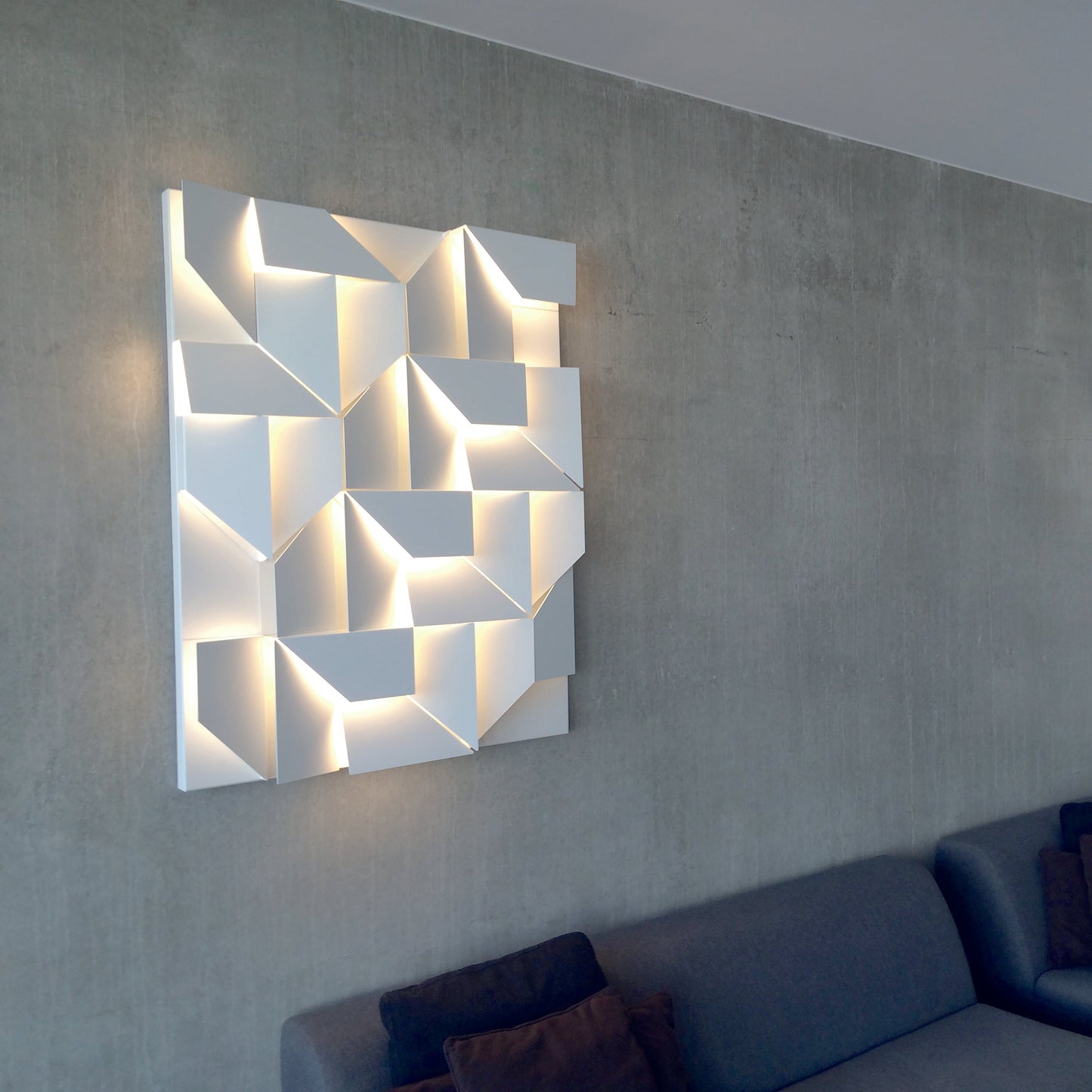 Large Shadows Wall Light