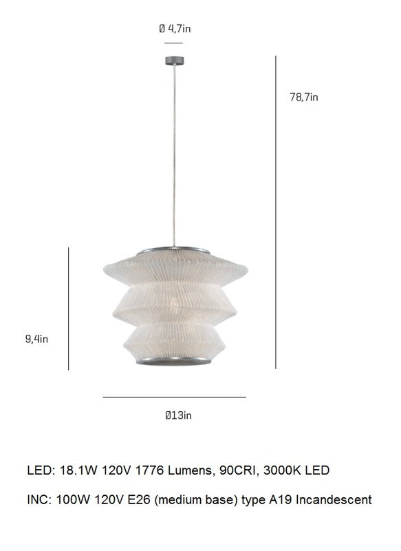 Ura 3 Pendant Light