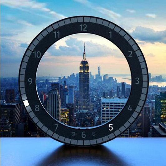 LED Digital Circular Wall Clock - Novus Decor Wall Decor
