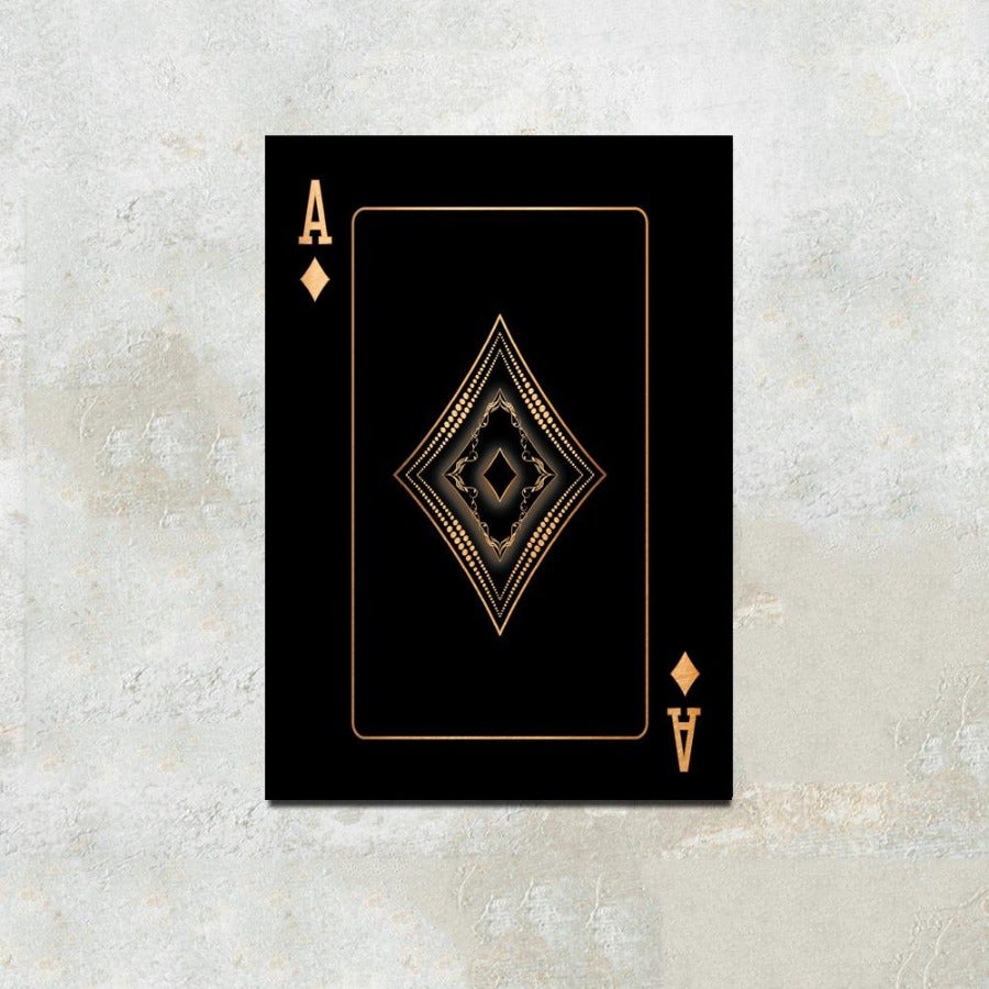 Ace Playing Cards Art - Novus Decor Wall Decor