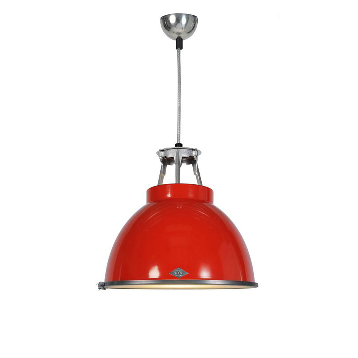 Titan Pendant Light with Etched Glass