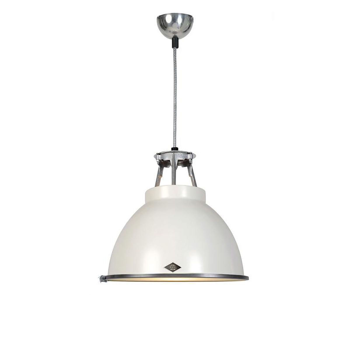 Titan Pendant Light with Etched Glass