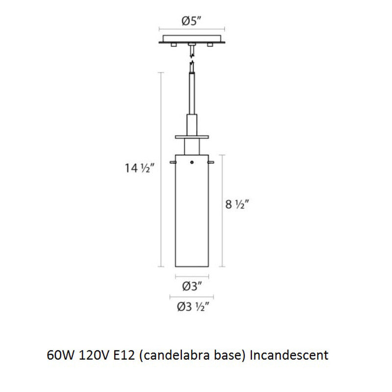 Candle Pendant Light