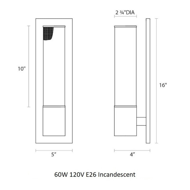 Urban Edge Panel Sconce