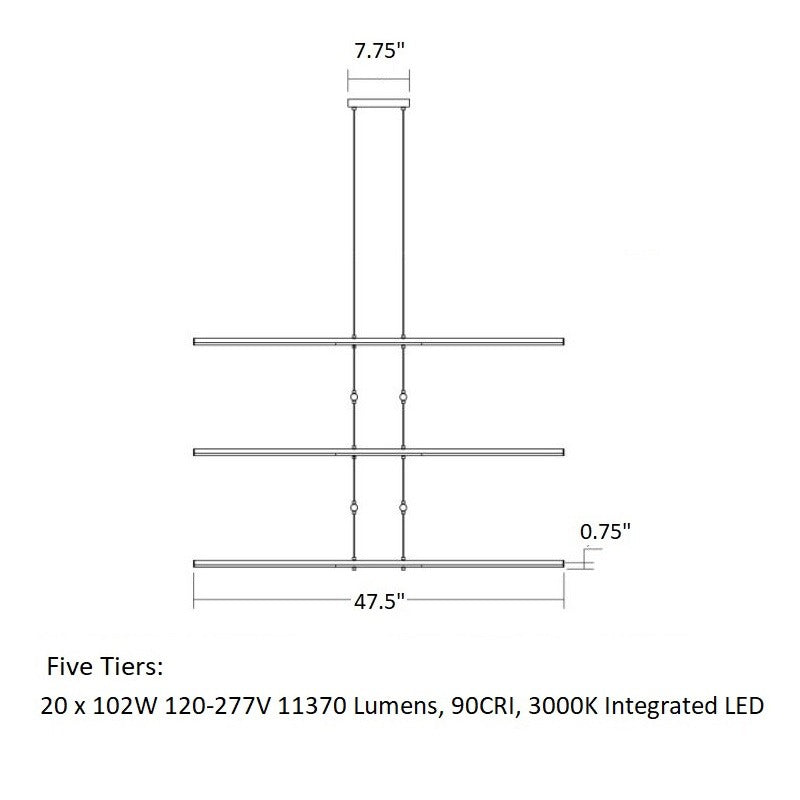 Tik-Tak Stack LED Pendant Light