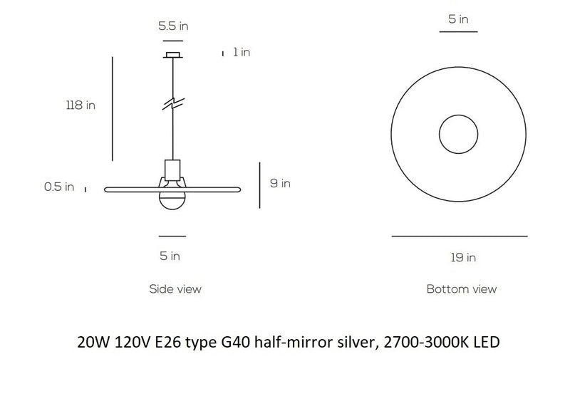 Auroral Pendant Light