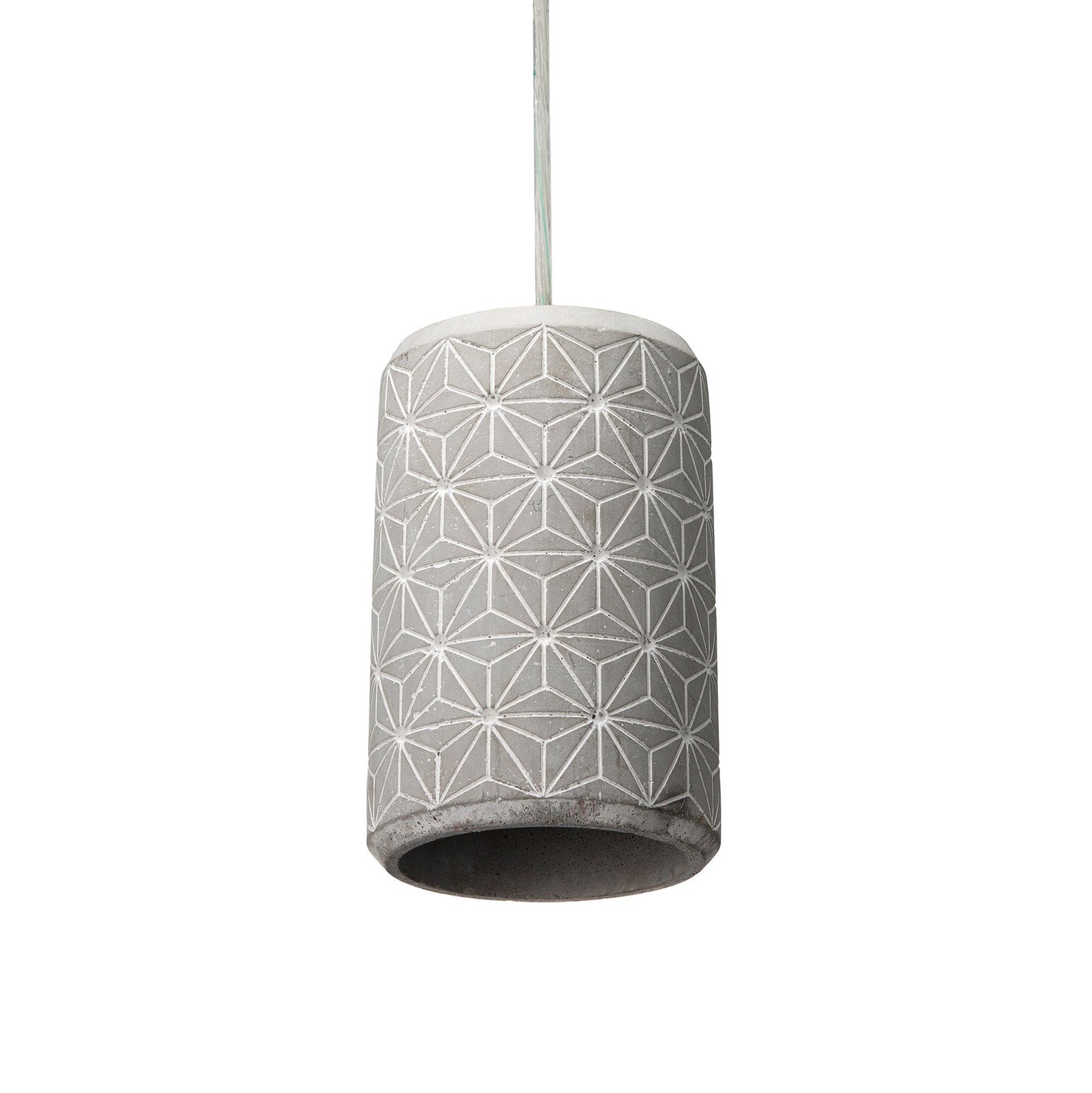 Pottery Perfect Concrete Geostar Mini Pendant Light