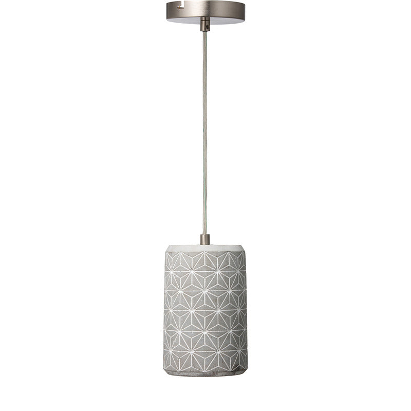 Pottery Perfect Concrete Geostar Mini Pendant Light