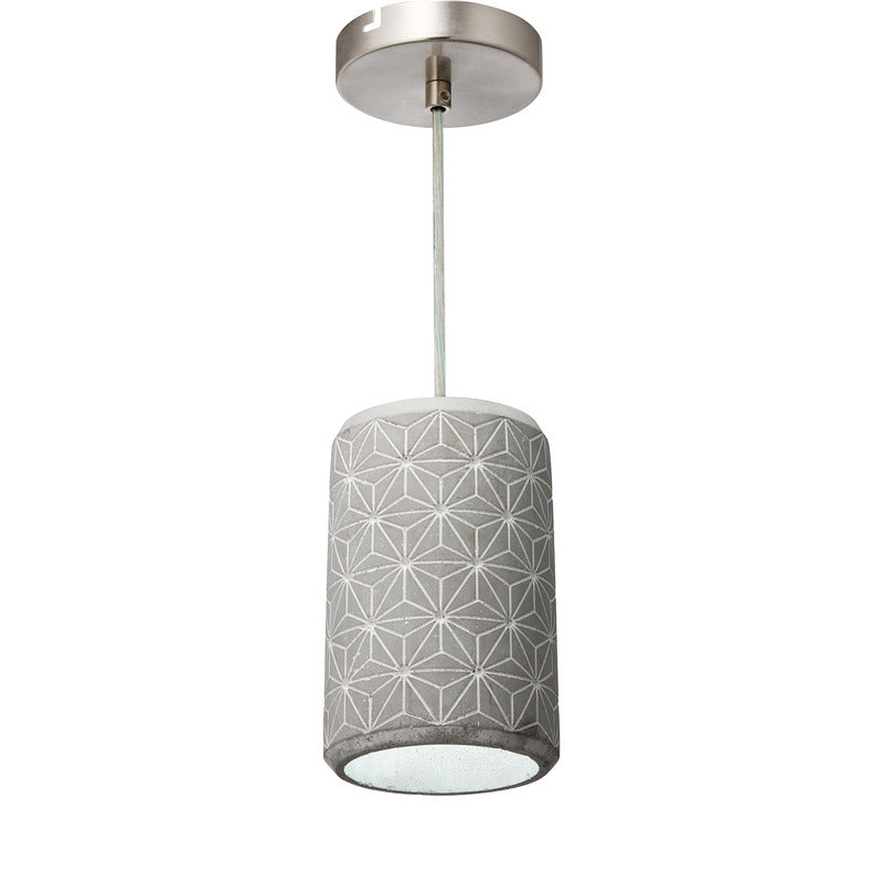 Pottery Perfect Concrete Geostar Mini Pendant Light