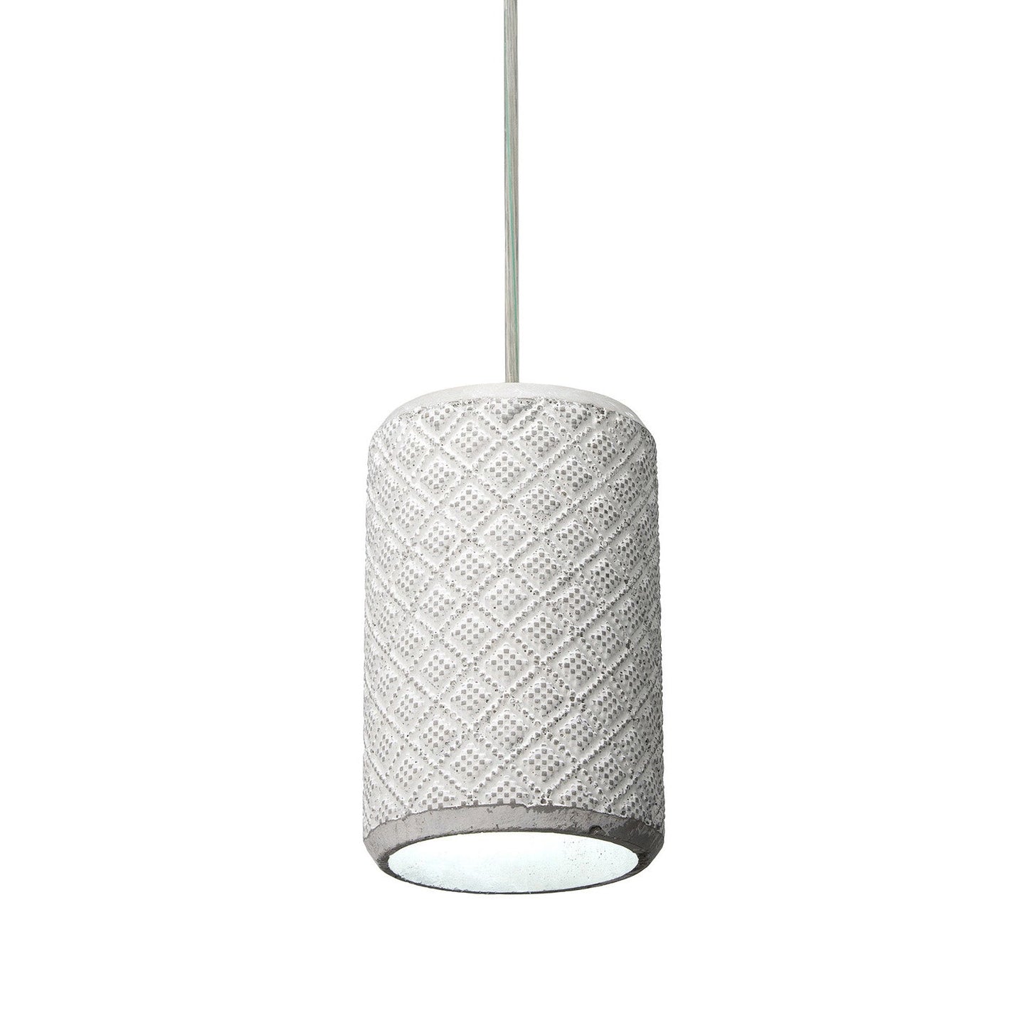 Pottery Perfect Diamond Weave Mini Pendant Light