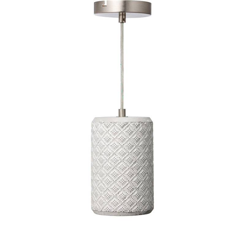 Pottery Perfect Diamond Weave Mini Pendant Light