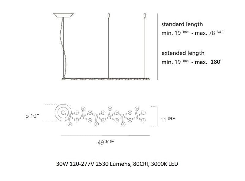 LED Net Line Suspension Light