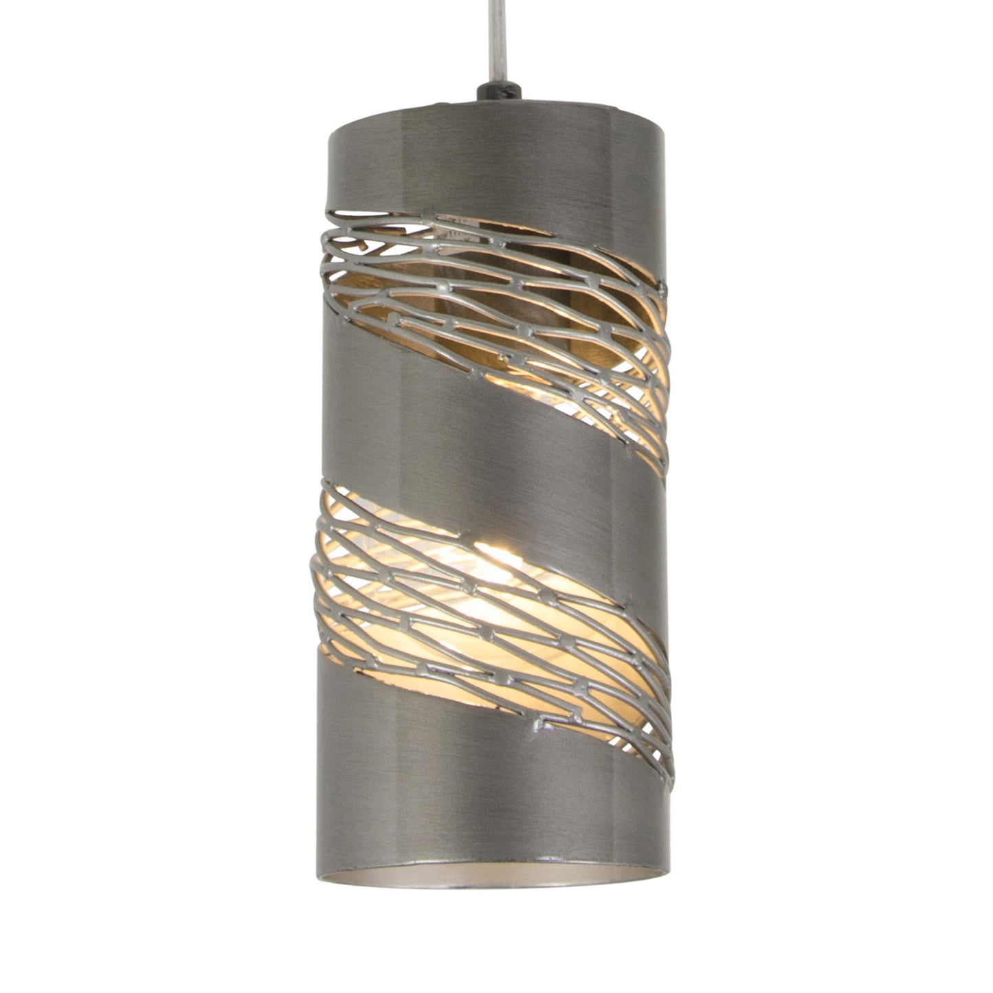 Flow Metallic Cylinder Mini Pendant Light