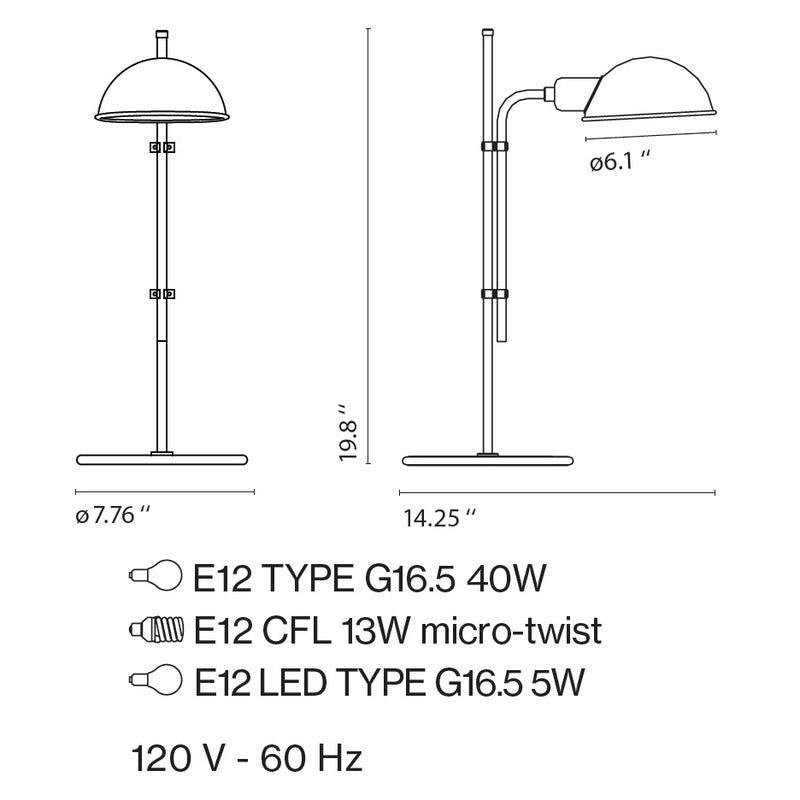 Funiculi S Table Lamp