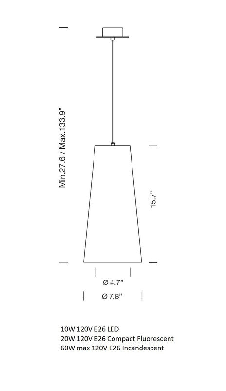 Sistema Sisisi MT2 Pendant Light