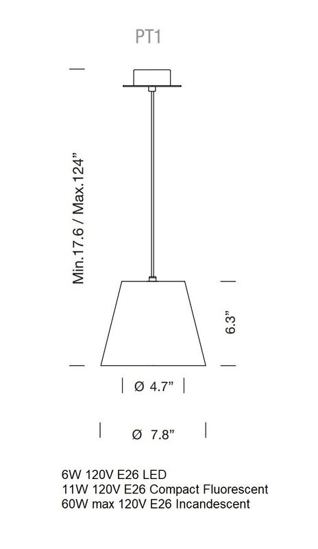 Sistema Sisisi PT1 Pendant Light