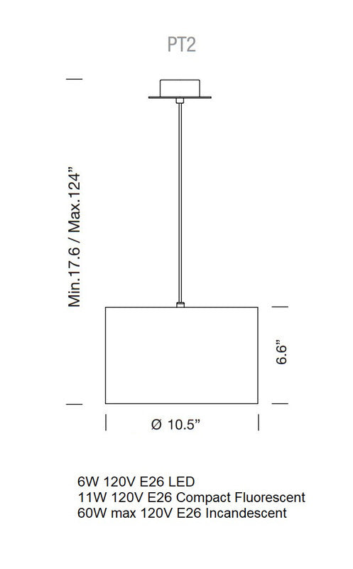 Sistema Sisisi PT2 Pendant Light