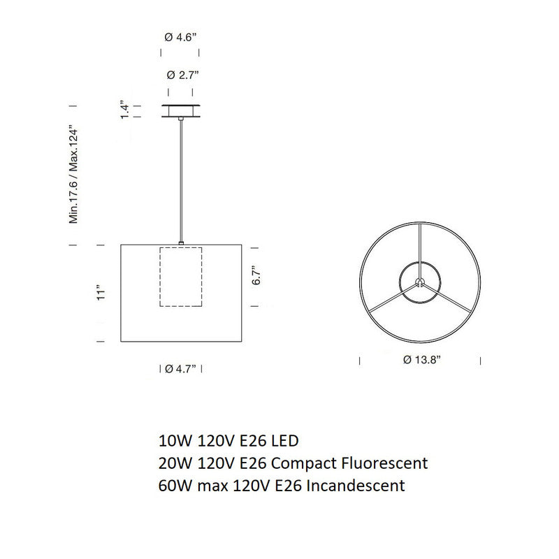 Moare Liviana Pendant Light