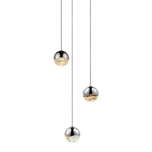 Grapes Three Light Multi Pendant Light