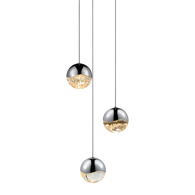 Grapes Three Light Multi Pendant Light