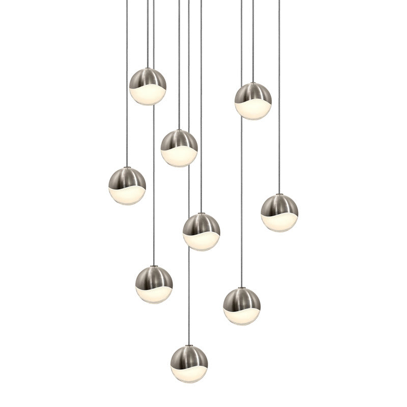 Grapes Nine Light Multi Pendant Light