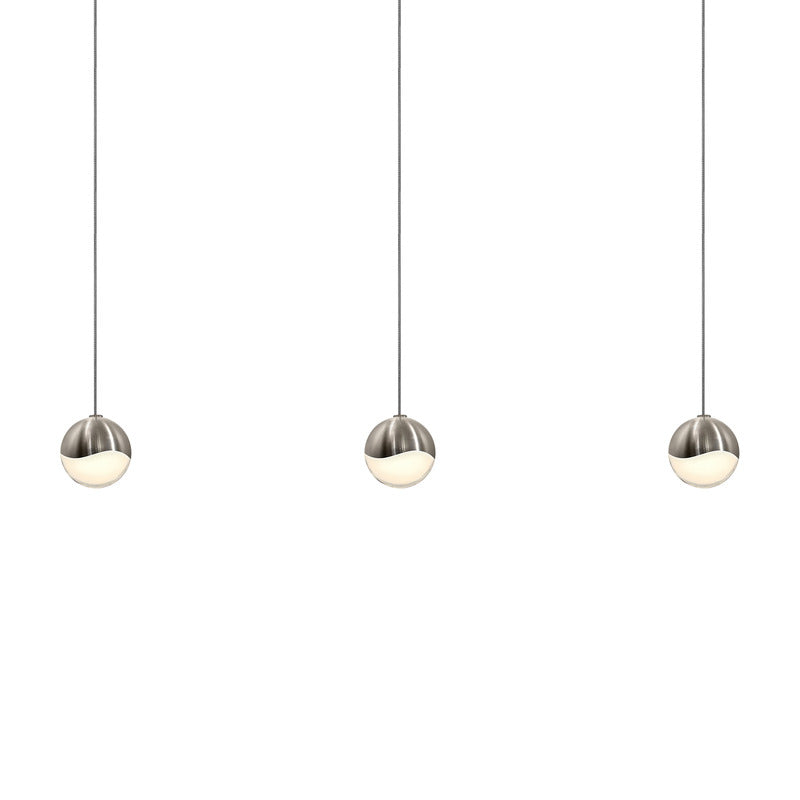 Grapes Three Light Linear Pendant Light