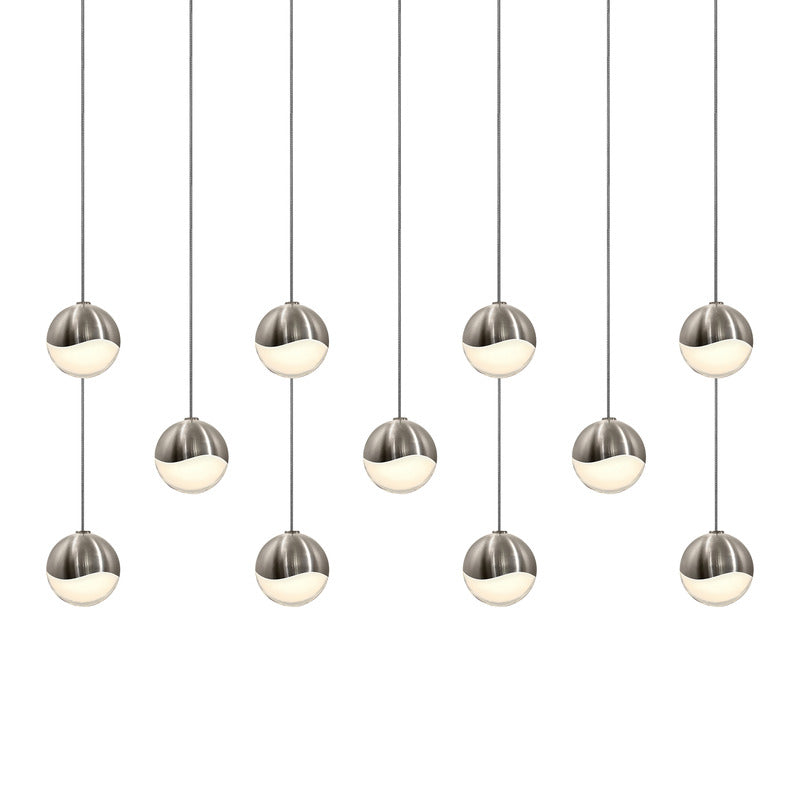 Grapes Eleven Light Linear Pendant Light