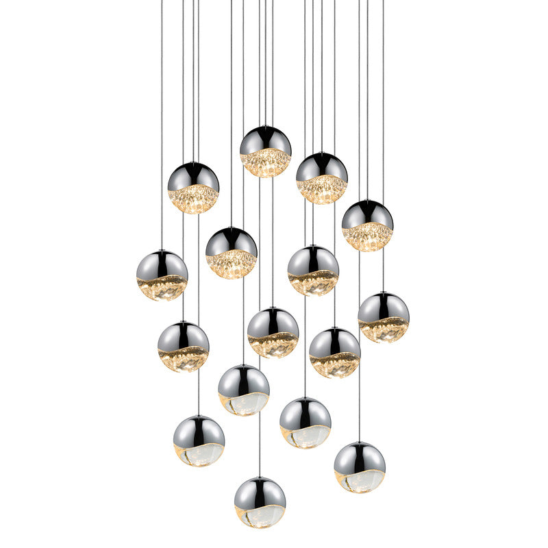 Grapes Sixteen Light Multi Pendant Light