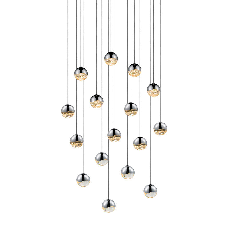 Grapes Sixteen Light Multi Pendant Light