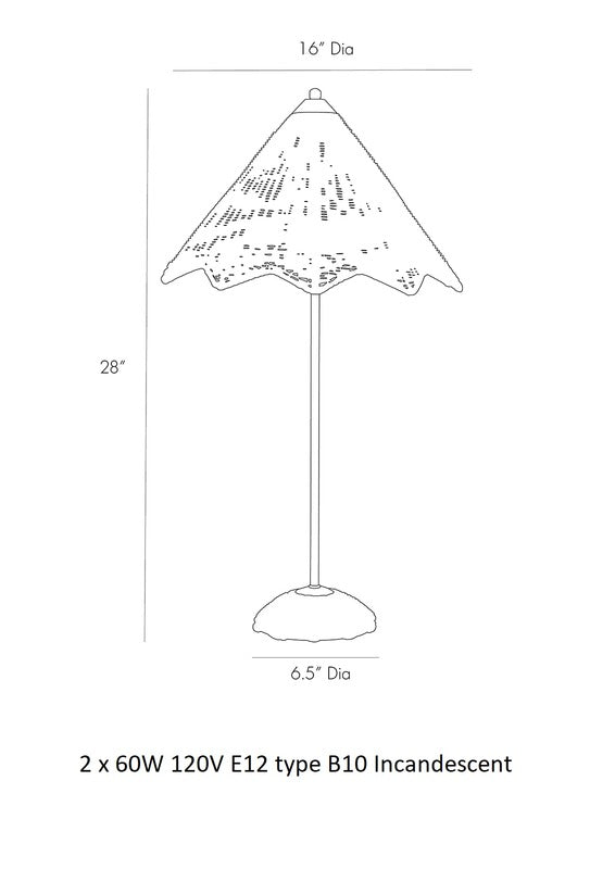 Parasol Table Lamp