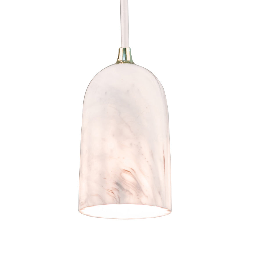 Doric Mini Marble Pendant Light