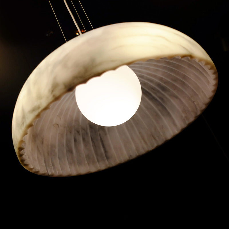 Doric Marble Pendant Light