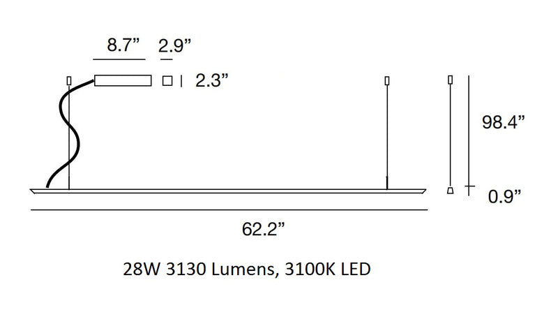 Lineal Pendant Light
