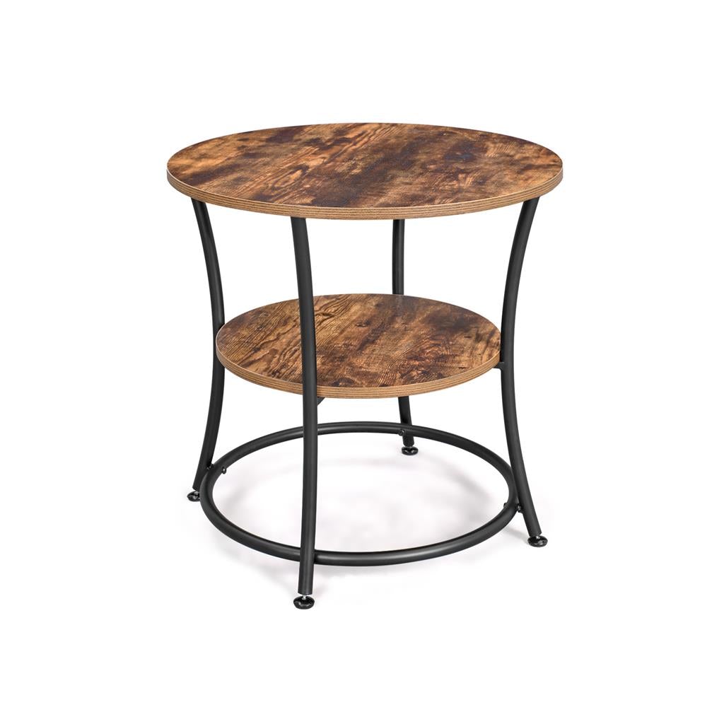 Industrial Round Side Table for Sale