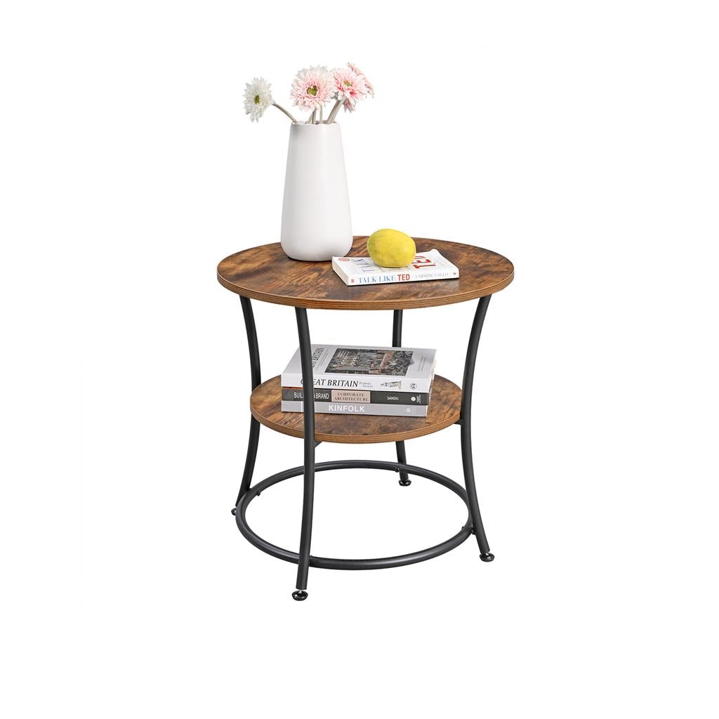 2-tier Round Side Table for Sale